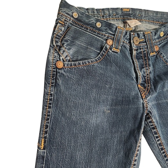 Vintage True Religion Jeans Men's 33x33 Button Fly Denim Suspender Buttons USA‎ - Picture 14 of 16